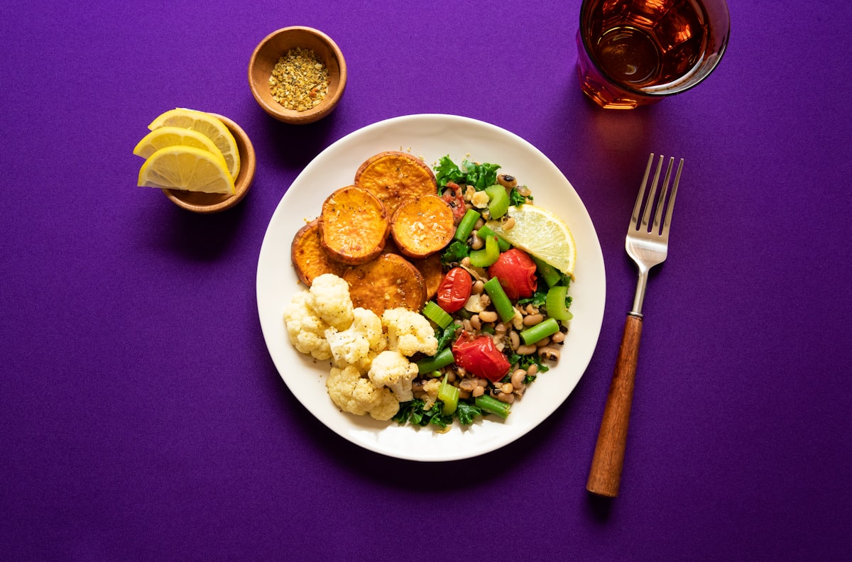 Ensalada colorida y nutritiva